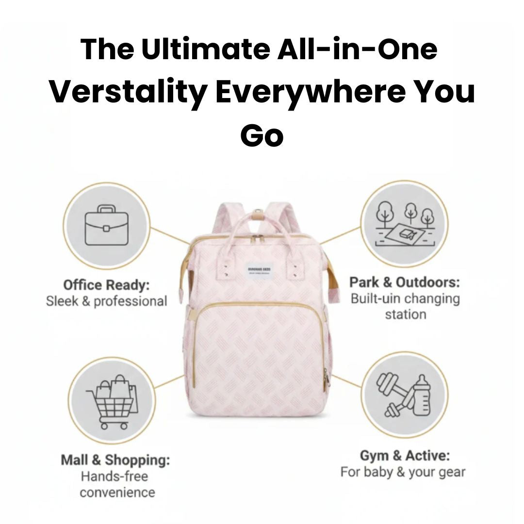 3 in 1 Diaper Bag Backpack
