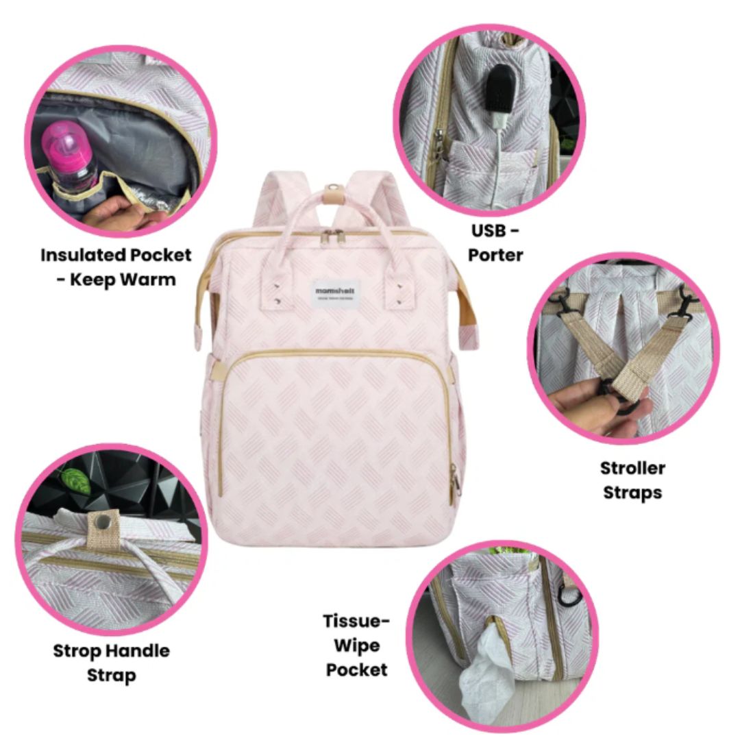 3 in 1 Diaper Bag Backpack